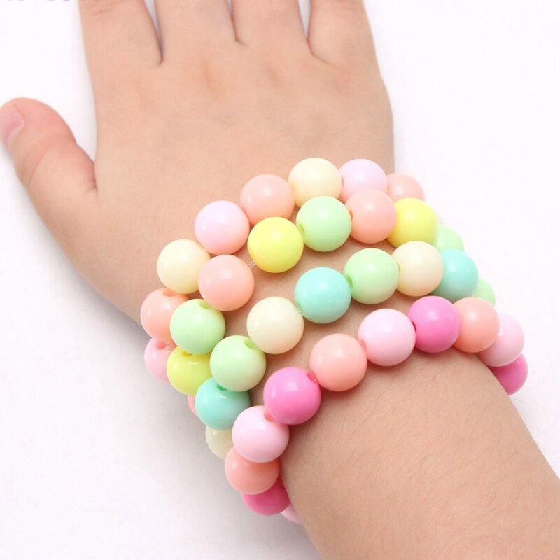 Prinses Armbanden 10 Stuks Voor Kinderen Meisjes Pearl Bead Armbanden Tiener Sieraden Set Partij Gunst Kostuum Prinses Pretend Play