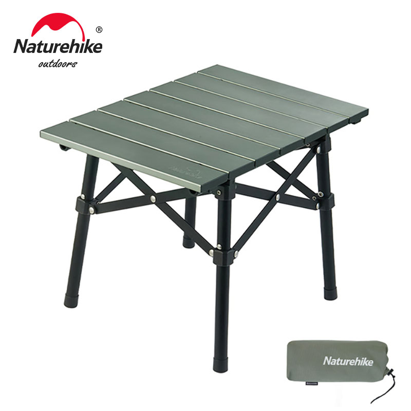 Natur Wanderung Camping Tisch draussen Wandern Klapptisch ultraleichte tragbare Reise Couch tisch Winkel tische Picknick tische: Gold