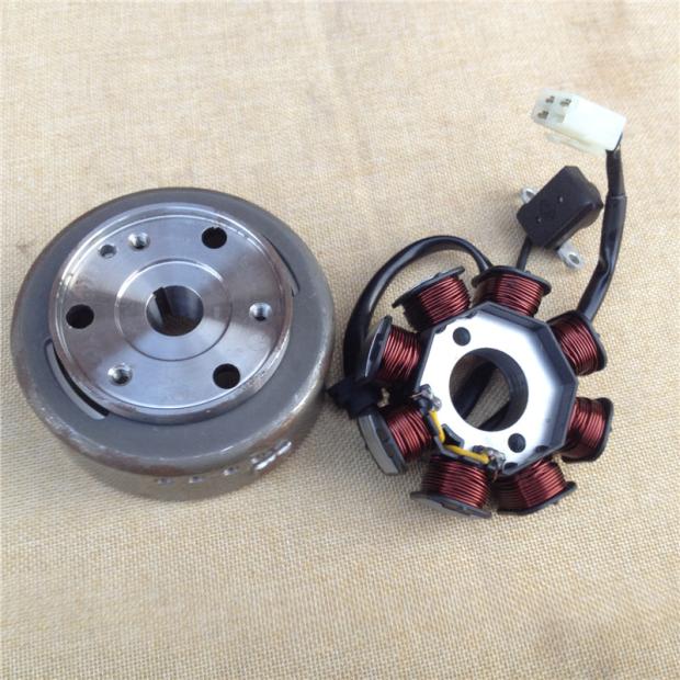 Original Dayang accessories dy110-2e / 15A / 48q-5a magneto rotor magnetic steel stator coil 8 DC