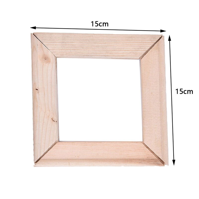 1pc Handmade Painting Landscape With Wooden Photos frame Frame 15-20cm Long: 15cm