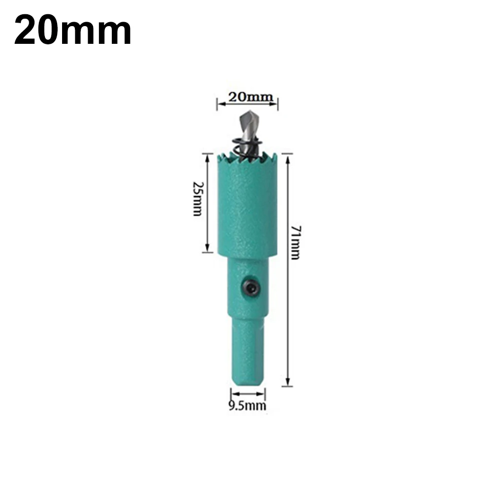 12 Stück 16–53 mm Bimetall-Holz-LochsäGen-Bohrer HSS-Stahl M42 Lochsäge Holzbearbeitungswerkzeuge für Downlight-Trockenbau-Öffnungswerkzeuge: Orange