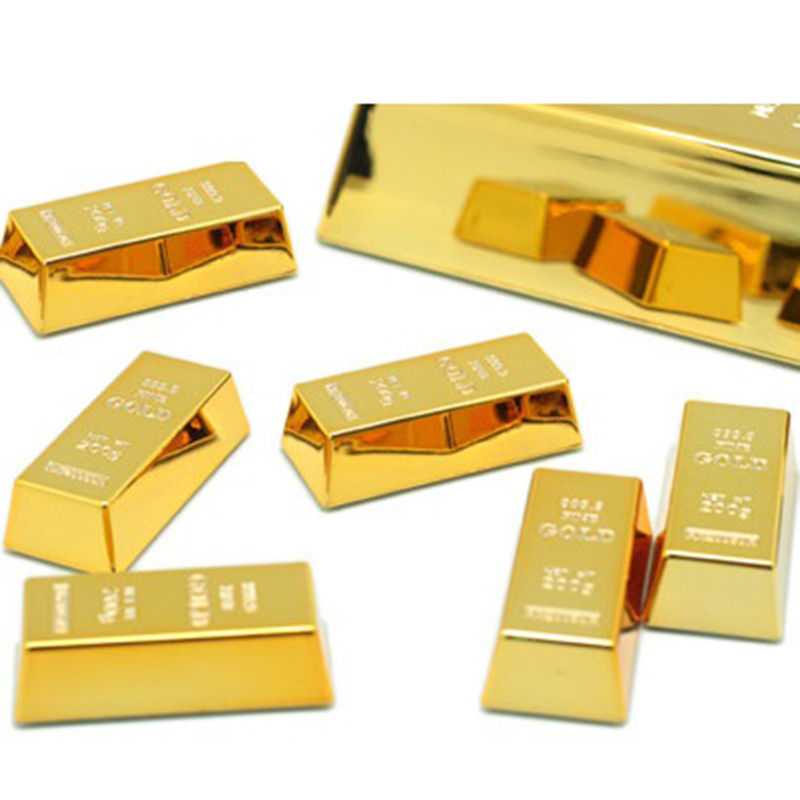 Guld mursten form harpiks køleskab magnet aftagelig køkken køleskab magneter magnet klistermærke håndværk børns boligindretning