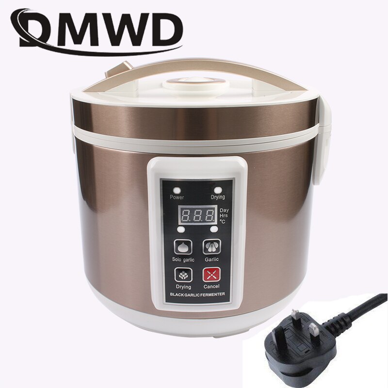 5L/6L Black Garlic Fermenter Electric Black Garlic Smart Fermentation Machine DIY Automatic Zymolysis Zymosis Pot Garlics Maker: 6L 220V UK plug