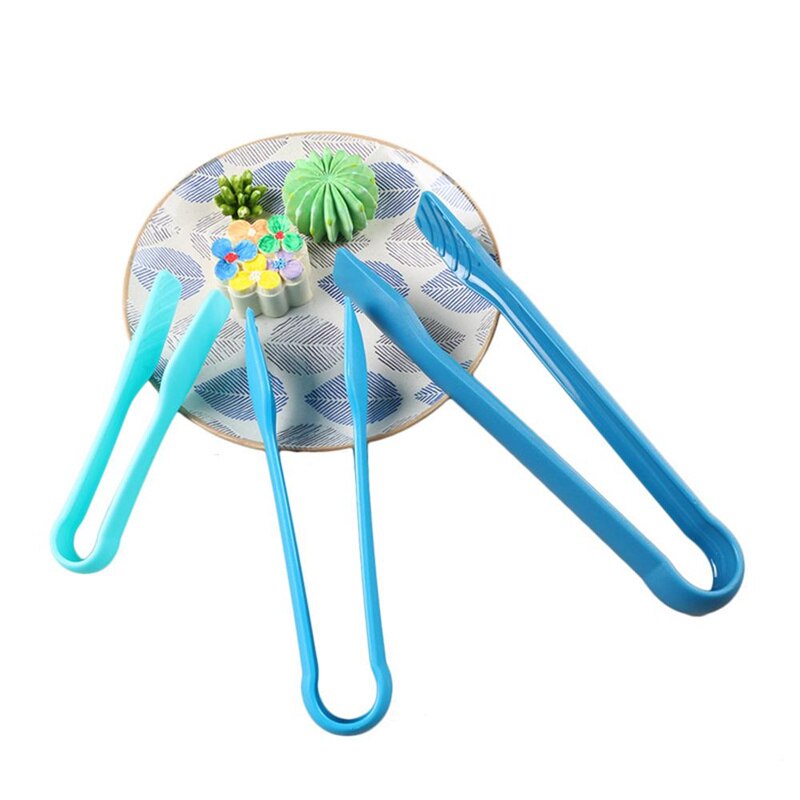 Pince de cuisine 3 pièces/ensemble en Silicone, en plastique, antidérapante, outils à salade pour barbecue, accessoires de cuisine pour Grill