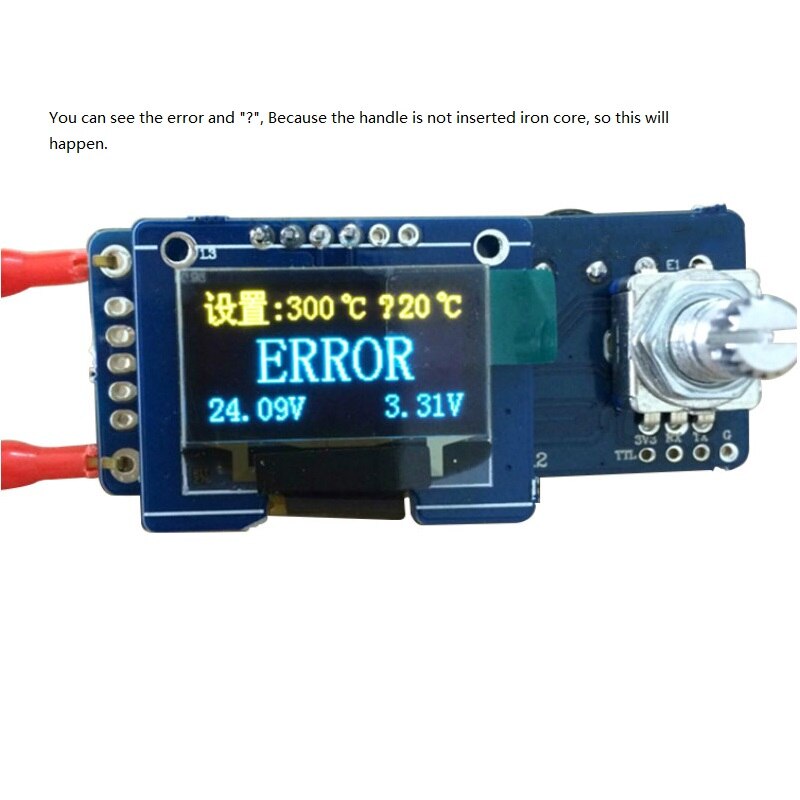 YIMAKER T12 OLED, estación de soldadura de hierro Digital, controlador de temperatura STC, tablero de exhibición en inglés con tablero de acrílico