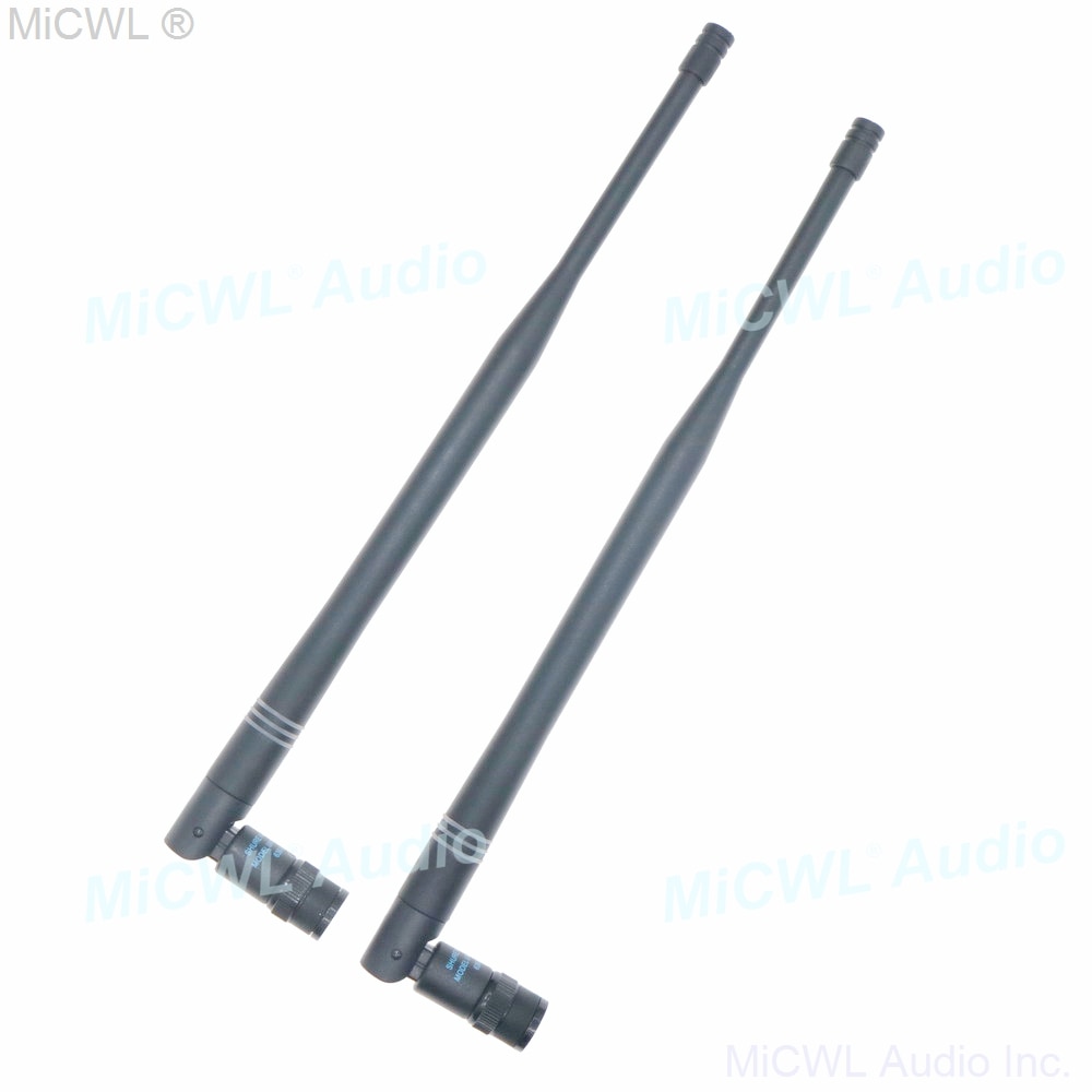 2 Stuks 10.1 "Antenne Antenne Voor Shure Uhf Ulx Slx Ur Ut Pgx UA820 Draadloze Ontvanger 472-542 mhz 542-635Mhz 638-698 Mhz 774-865 Mhz