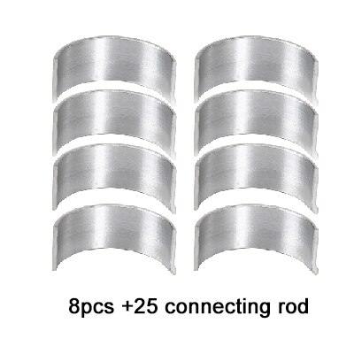 Piezas de motor de motocicleta, biela Con rodamiento de varilla y cigüeñal, azulejo de eje de cigüeñal para Kawasaki ZZR400 ZZR 400 ZR400 xanthis: Add 25 Connecting