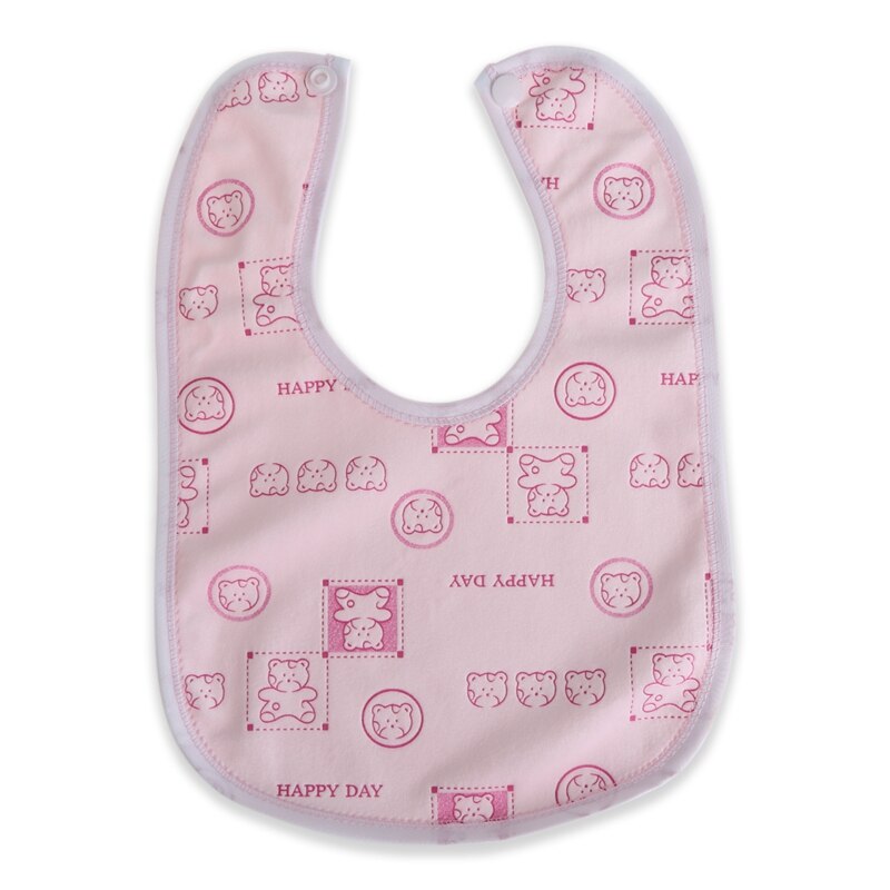 Random Style Baby Bib Velvet Waterproof Baby Care Feeding Printing Bibs Towel GXMB
