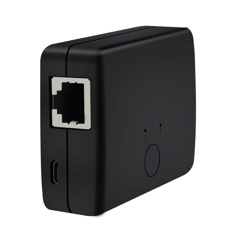 2 Port RJ45 Network Switch Electronic Network Cable Sharing Device Internal and External 2 input 1output