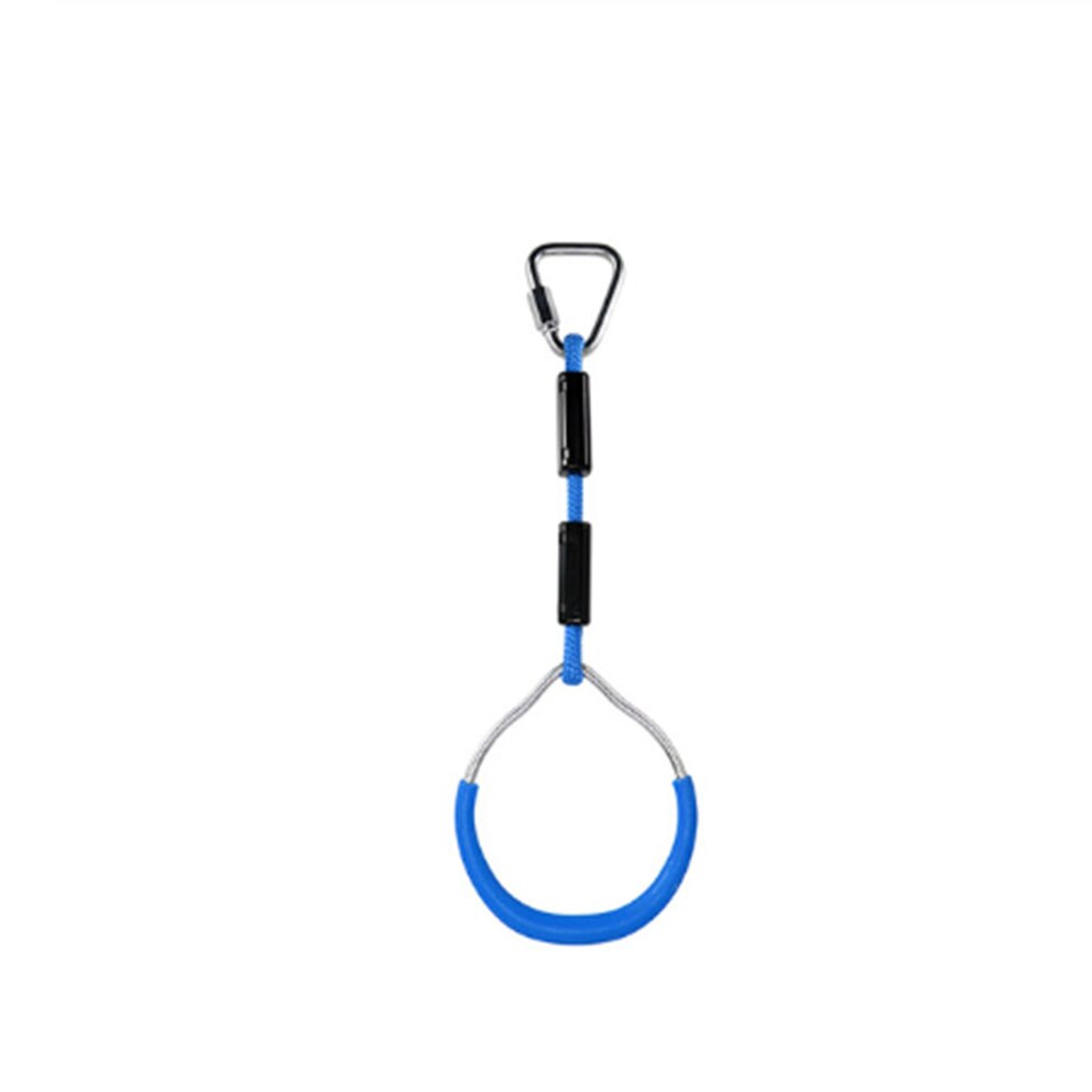 Climbing Kids Children Swing Rings Playgrounds Parque Infantil Hanging Rings Outdoor Mountain Climbing Gymnastic Ring: blue