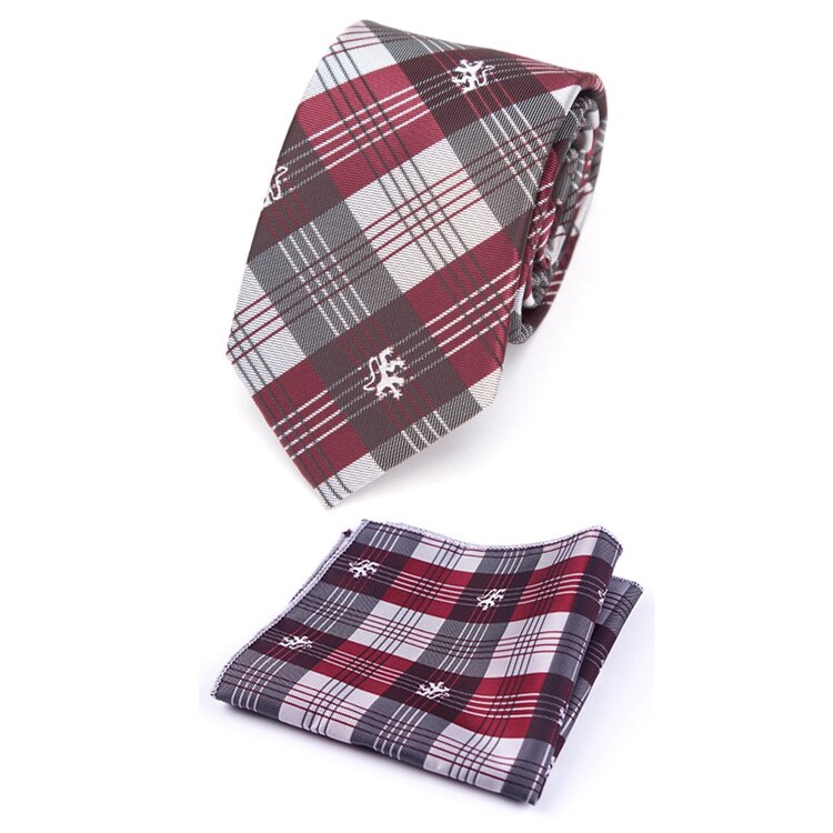 XGVOKH – ensemble de cravates pour hommes, nouvelle , cravate Hanky, points rayés, cou, cravate Slim, accessoires pour mariage, fête sociale: LD-SU1030