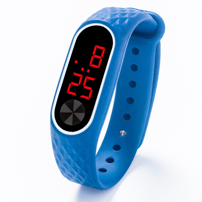 Børneure ledet digitalt armbåndsur armbånd børn udendørs sportsur til drenge piger elektronisk datour reloj infantil: B