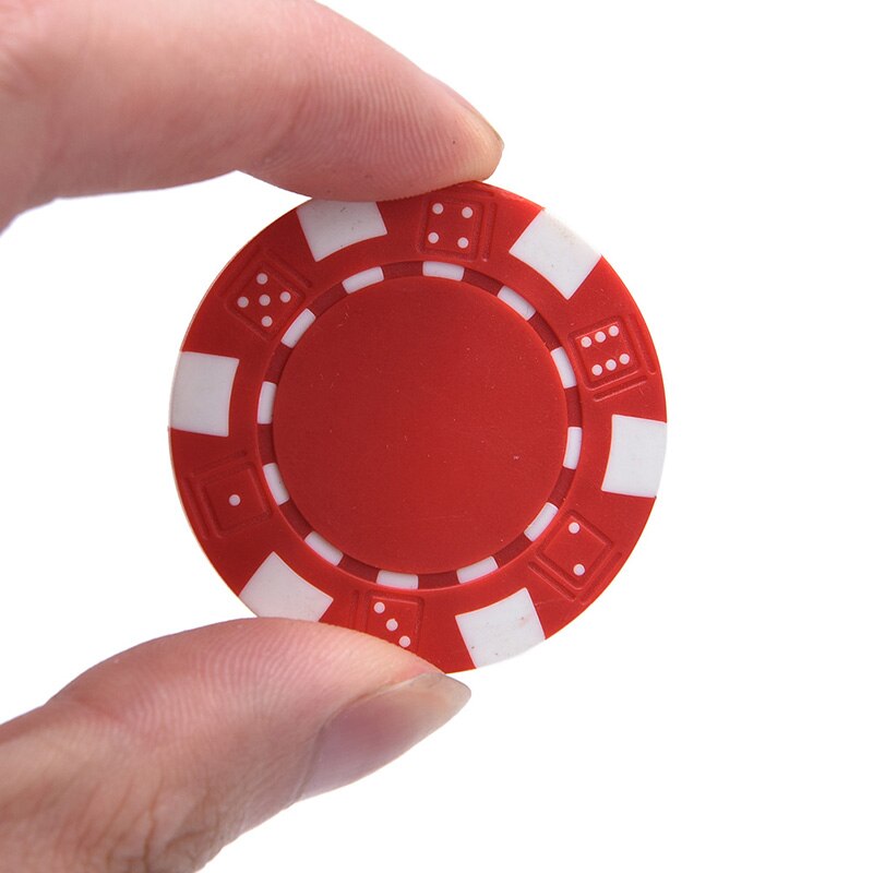 50 poker chips terningekant familie bordspil indendørs underholdningsprodukt 11 farver 11.5 gram
