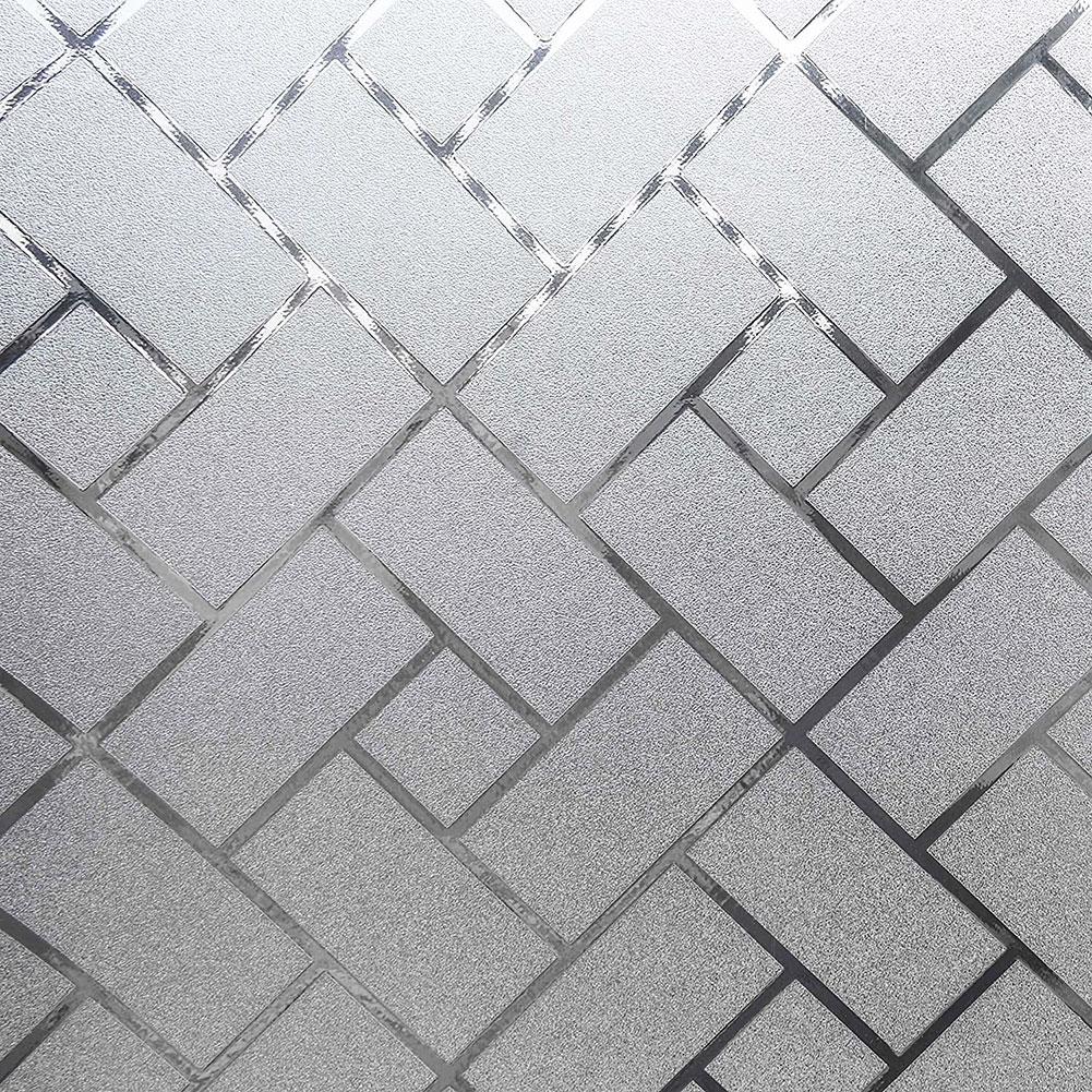 6 Stück Buntglas Fensterfolie 50x50cm - Sichtschutz Mit UV Schutz