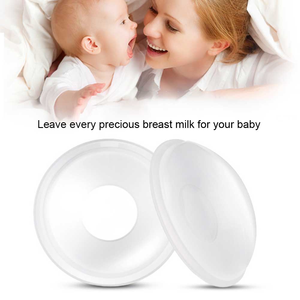 2pcs Easy Clean Portable Milk Saver Soft Nursing Mom Leakproof Reusable Tool Nipple Travel Cups Breastfeeding Home Breast Shell