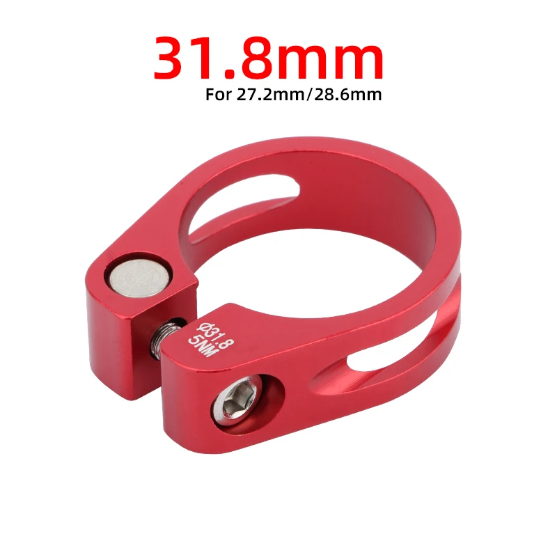 Meroca pince de Support de selle de vélo en alliage d'aluminium 31.8/34.9 Mm pince de Tube de selle pinces de Tube de selle de VTT: YELLOW