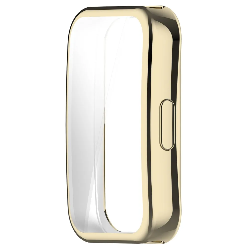 Funda protectora completa de TPU para reloj inteligente, carcasa suave antiarañazos, accesorios protectores de pantalla para Huawei Band 9 y 8, 1 unidad: Azul cielo