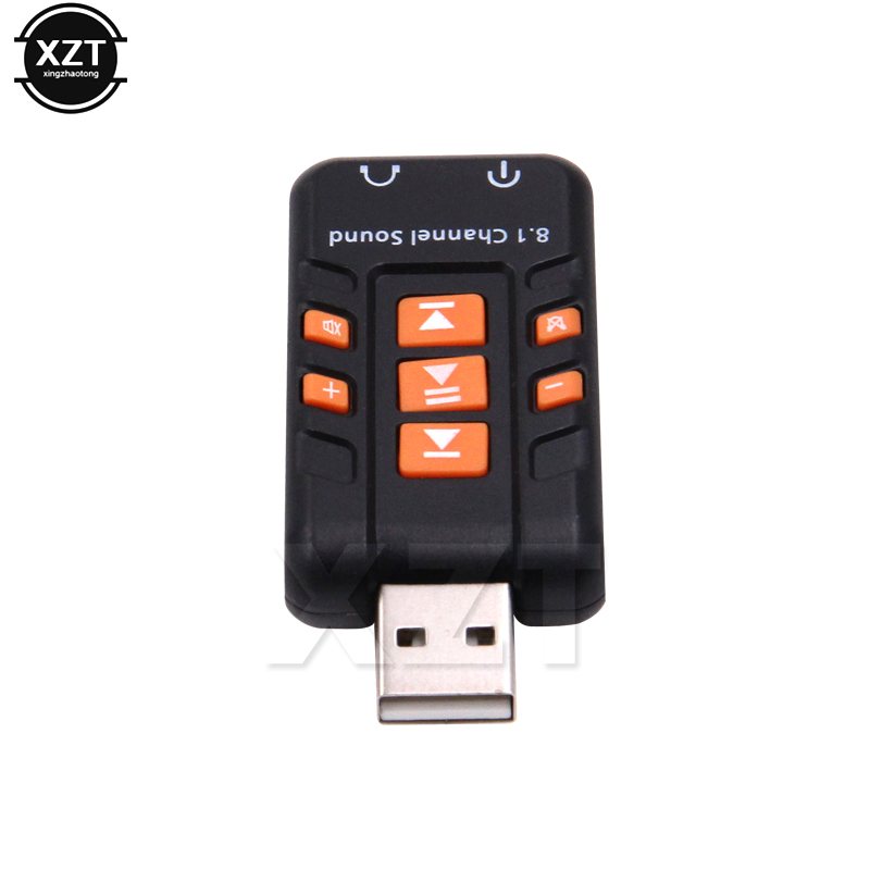 8.1 USB Stereo Audio Adapter External Channel Sound Card for Windows XP/2000/Vista/7 3D USB Audio Adapter for PC and Laptop