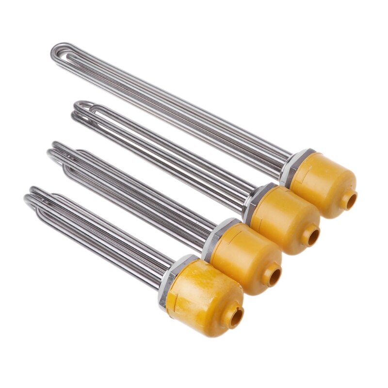 DN32 Electric Heating Element Immersion 220V Heater 304 Stainless Steel Boiler Water Heater Heating Pipe