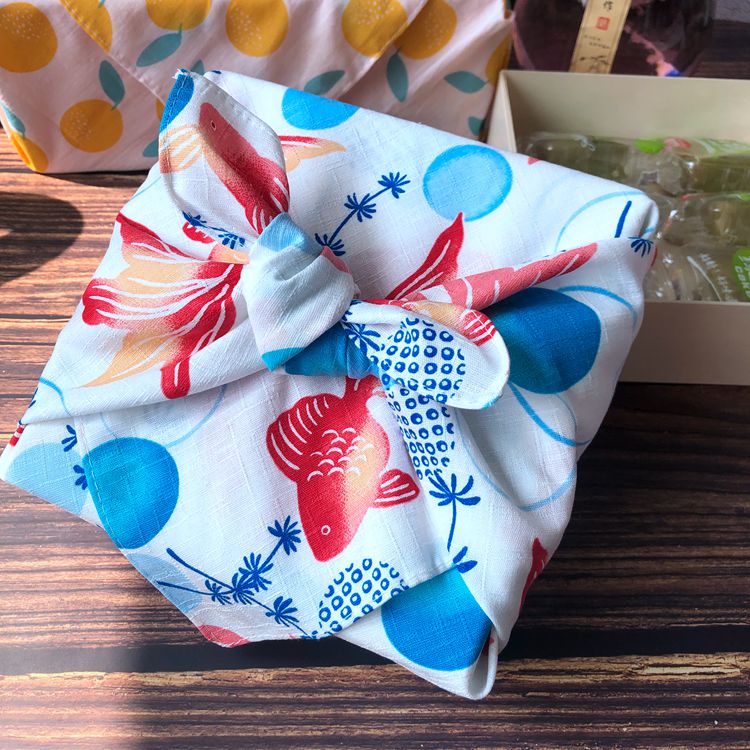 Furoshiki Geschenkdoos Wikkelen Doek Katoenen Zakdoek Milieuvriendelijke