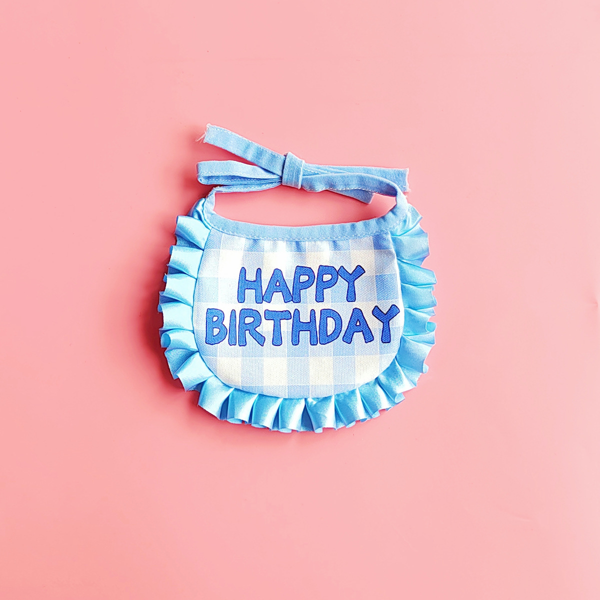 Gato aniversário cachecol chapéu conjunto cão festa de aniversário suprimentos cachecol para animais de estimação bonito filhote de cachorro chapéu de aniversário cachecol decoração para animais de estimação pequenos e médios: Rosa