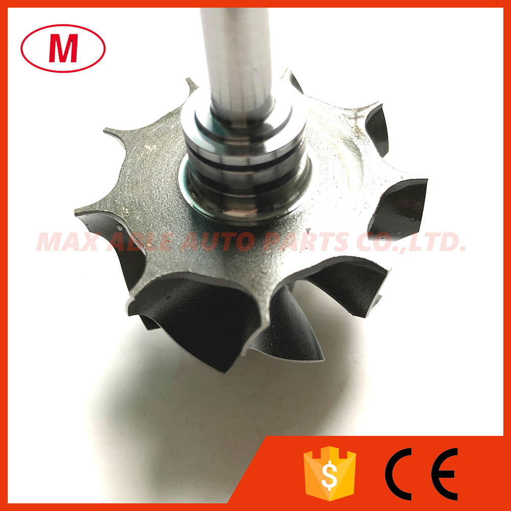 TD04L 41.2/47.2mm 9 blades Turbocharger Turbine Shaft &Wheel/Turbo Turbine Wheel Shaft for Volv*o Suba/ru Turbo part