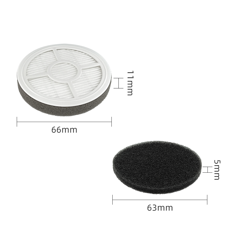 Compatibile con (Xiaomi B402HW Aspirapolvere anti-Acaro pro / Mijia B402CN Rimuovi Acari pro) Accessorio Parte Filtro