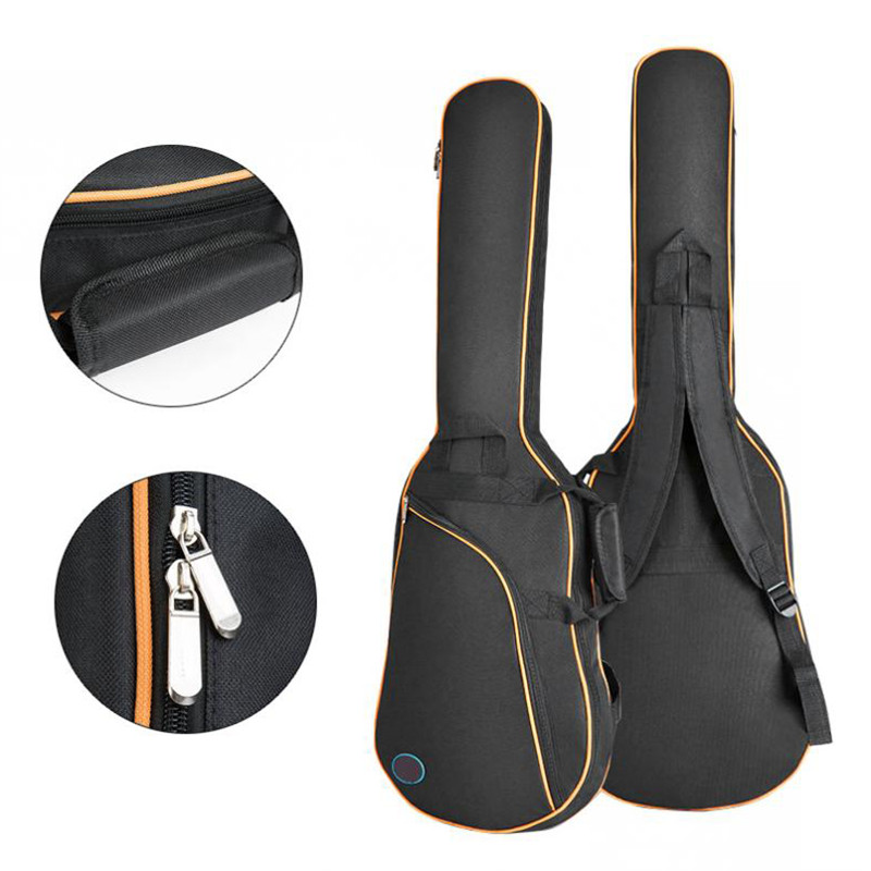 Mochila gruesa para guitarra eléctrica VOGVIGO, 0,4/0,32 pulgadas, doble ajustable, bolsas para instrumentos de Piano, fundas para guitarra para jugar al aire libre