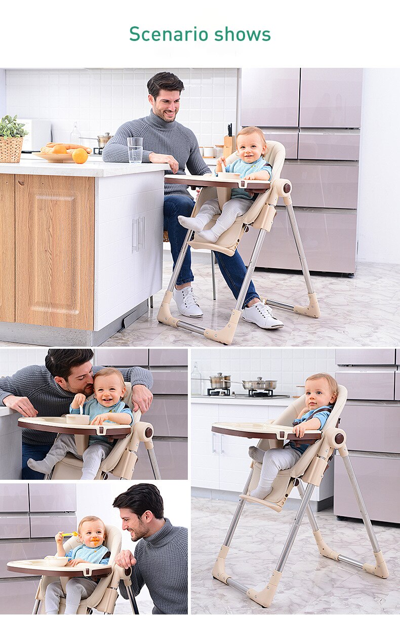 LazyChild Baby Esszimmer Stuhl, Art Baby Stuhl, essen Esstisch Und Stuhl, Multifunktionale Faltbare Kleinkind Sitz