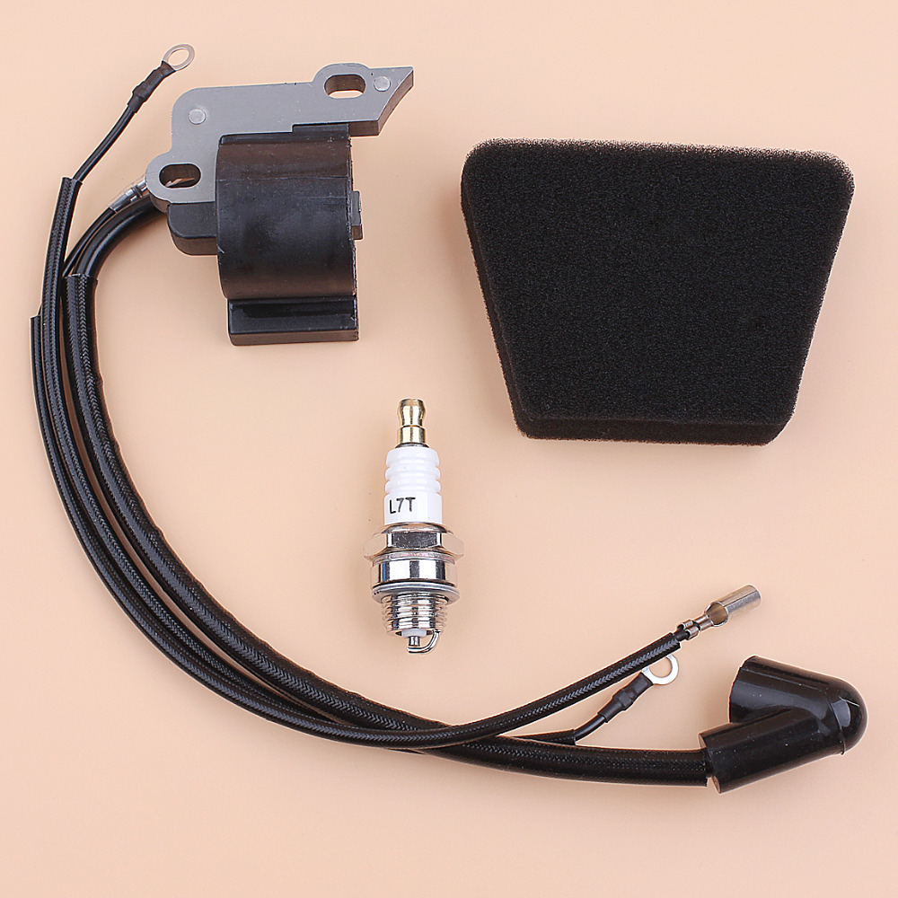 Zündspule Modul Zündkerze Kit für Partner 350 351 Mcculloch Mac 335 435 440 Benzin Kettensäge Ersatzteile