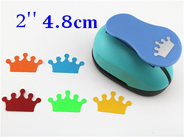 5cm pappersskärare дырокол hålstans cortador de papel cirkel hantverksstansare scrapbooking pappersstans furador perfurador flikstans: Krona
