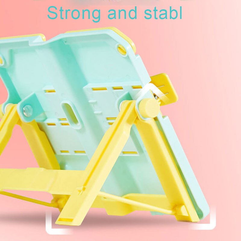 Support de livre réglable en hauteur et en Angle, avec trombones, pour grands, lourds, manuels, livres de musique