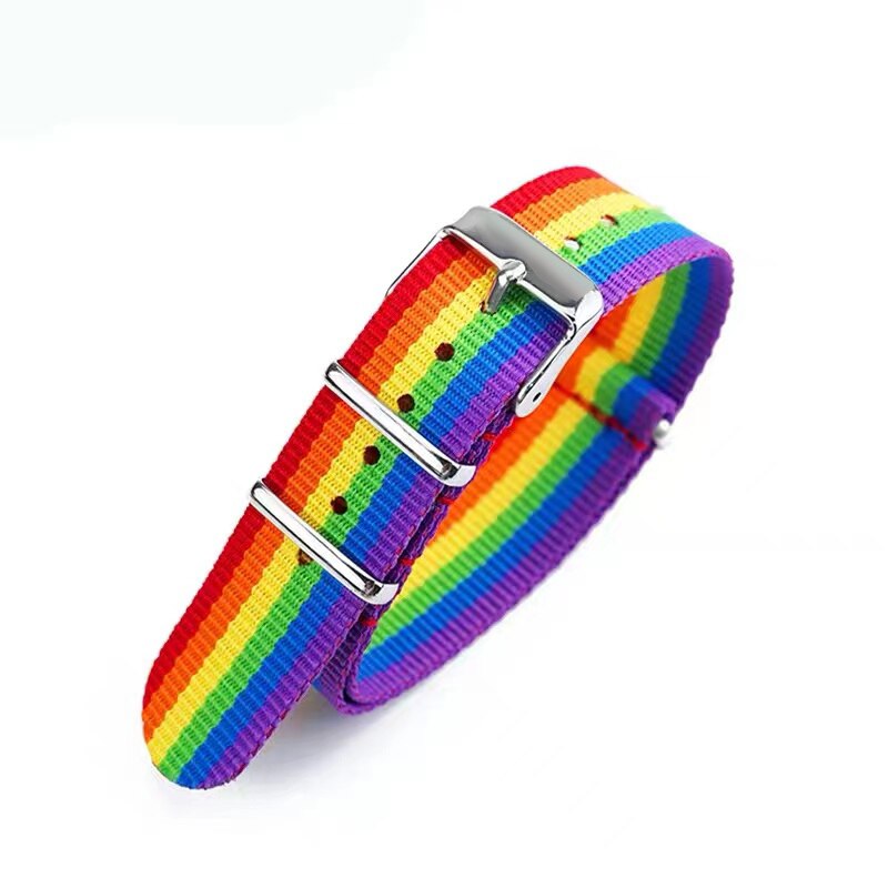 unisex-Armbinde Ich bin trendigen regenbogen-suchen für paare – schlicht, elegant, mehrfarbig, geflochten, Ideal für geburtstage.