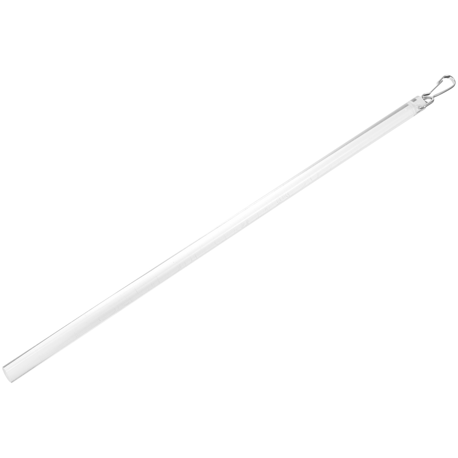 Baguette de rideau côtelée avec bouton-pression, accessoire de rideau, baguette de poussée, rideaux à œillets, 21.8 ", le plus récent: WHITE