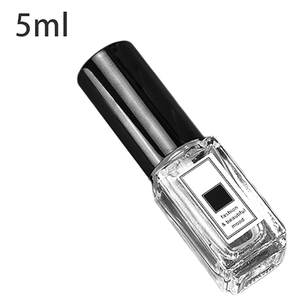 Tom påfyllningsbar portabel parfymflaska resande glasspray atomizer genomskinlig parfymbehållare: 5ml