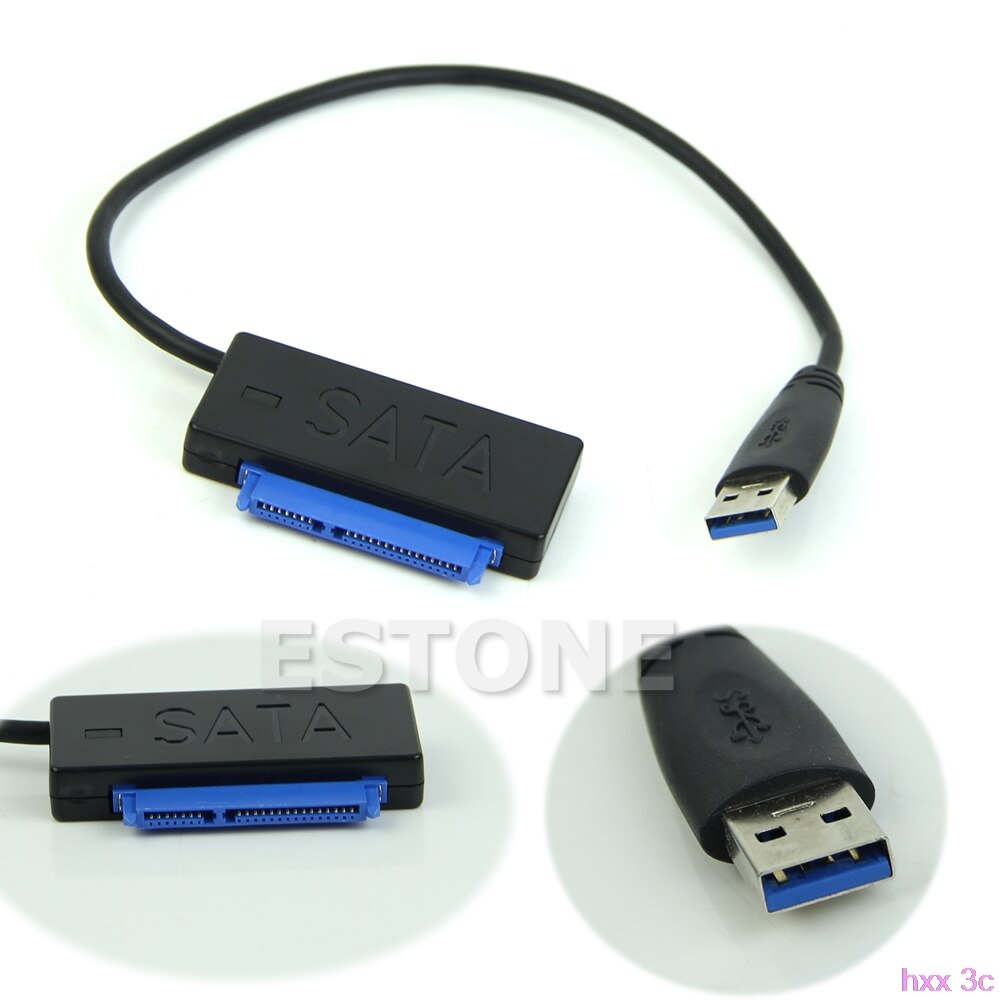 USB 3.0 naar Sata Kabel 22 Pin 7 + 15pin HDD Hard Disk Driver Adapter Converter