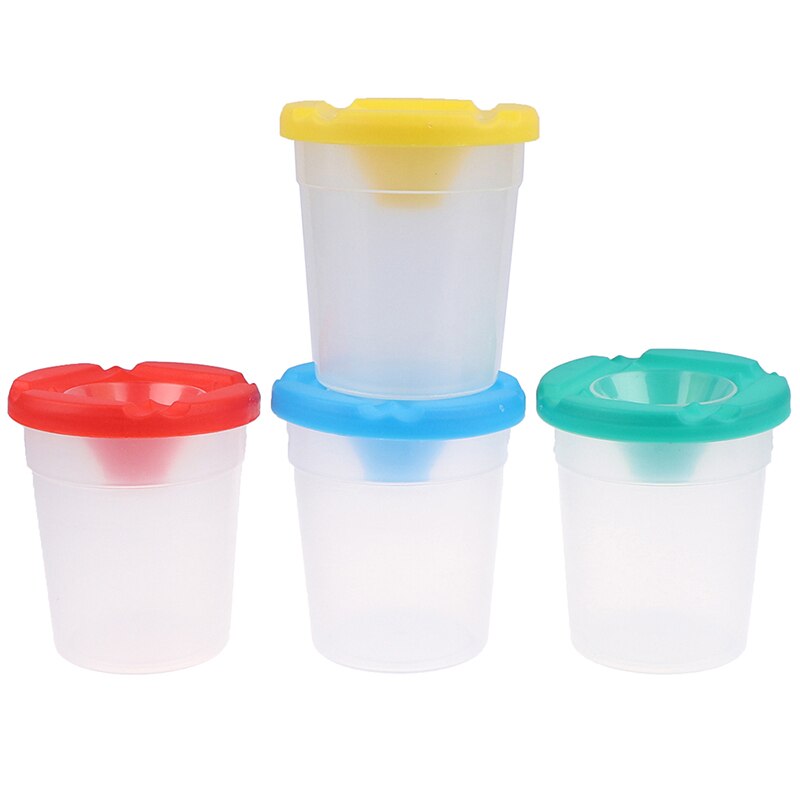 Water leakage prevention DIY Children Washing Cup writing brush Cup Paint Cup