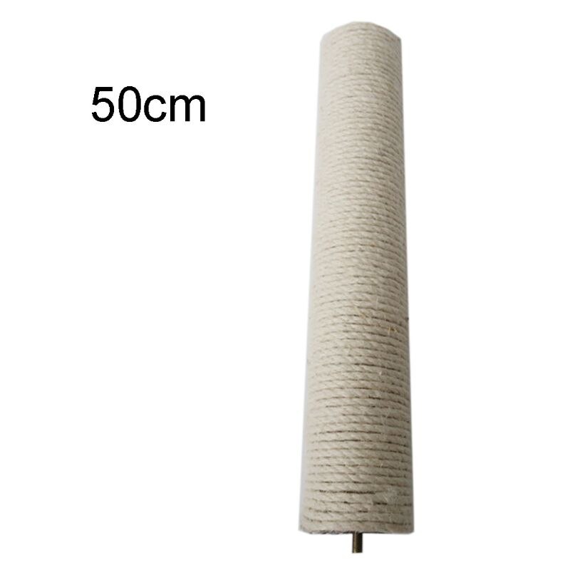 Cuerda de Sisal para reparar, pilar de rascar para gato, almohadilla de rayas de repuesto, Alfombra de juguete, 95AA: 50cm