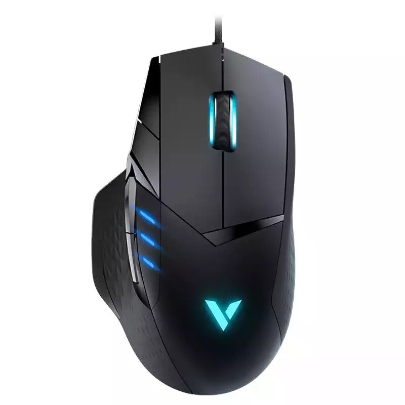 Rapoo VT300 6200DPI IR Optical USB Wired Gaming Mouse 10 Programmable Buttons RGB Light Game Mice COD for Computer Laptop: Default Title