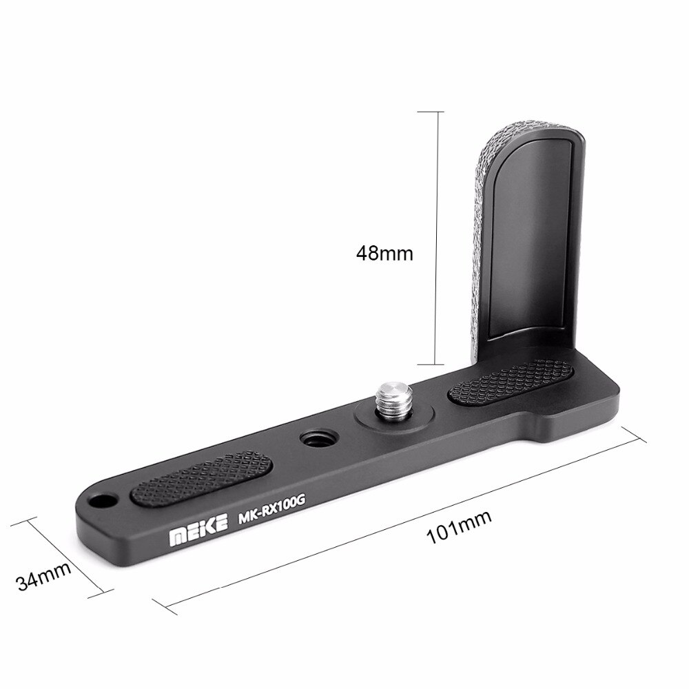 MEKE MK-RX100G metalen handgreep voor Sony DSC-RX100V, RX100IV, RX100III, RX100II, RX100