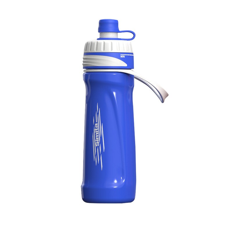 Simita Squeeze Water Bottle,Plastic Sport Bicycle Bottle,Protable Outdoor Drinkware Kettle,Energy Drink,Leak Proof,750ml BPAFree: Blue