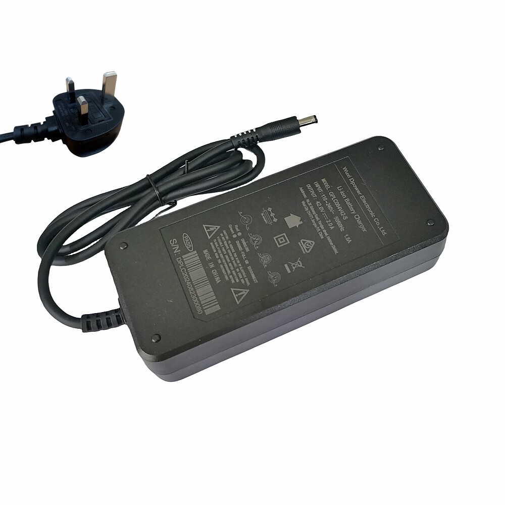 Cargador Original 42V 2.0A para XIAOMI HIMO Z16 C20 Z20 bicicleta eléctrica cargador de batería repuestos: YELLOW