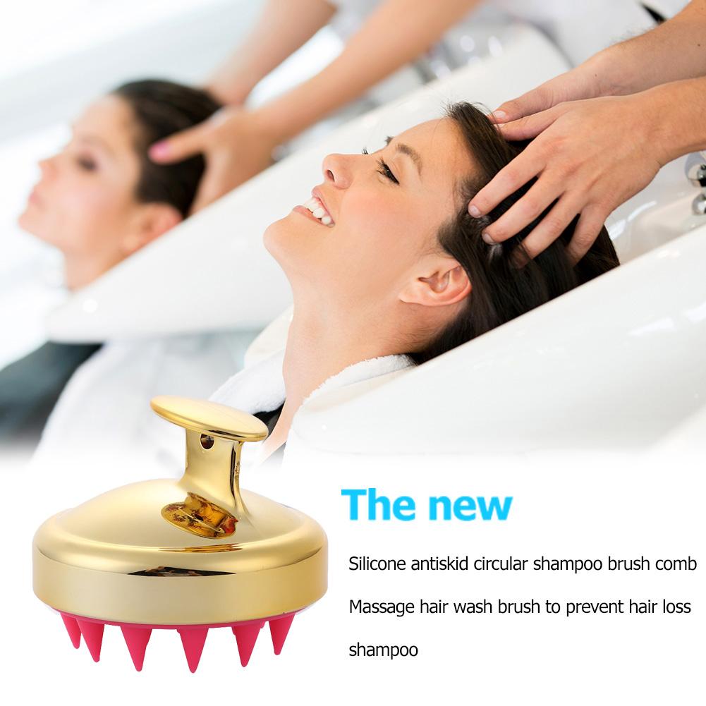 Siliconen Hoofdhuid Massage Borstels Non Slip Wassen Shampoo Borstel Body Shampoo Hoofdhuid Massage Borstel Kam Haar Wassen