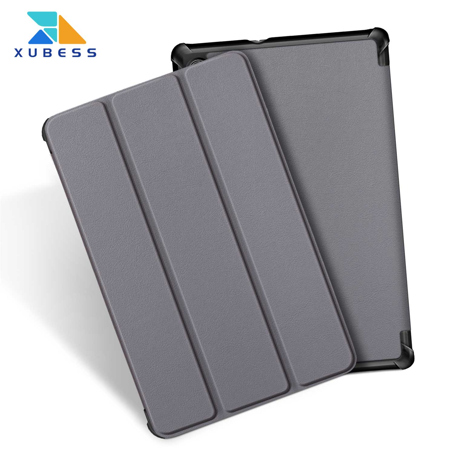 Tablet Case for Lenovo Tab M10 HD 2nd Gen TB-X306X / TB-X505X / TB-X605L - PU Leather, Shockproof: KST-Gray / M10 TB-X505 X605