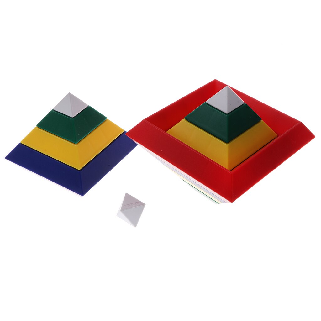 30 pièces/ensemble pyramide en constante évolution Chang à blocs multi-formes jeu de modèle