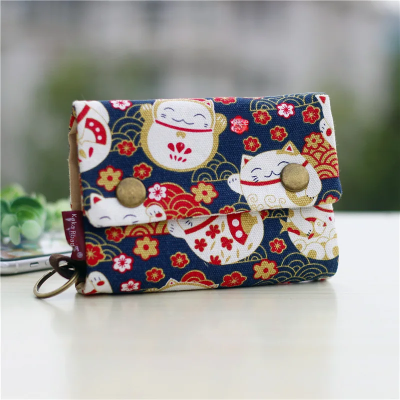 Style Canvas Wallet For Men Women Coin Purse Card Holder Foreign Trade Goods One Piece: SKY BLUE
