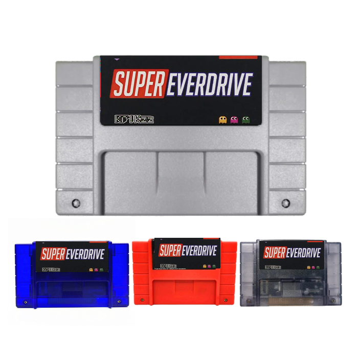 THE latest super everdrive with 8G card chip memory for SNES Game Console Japanese and European versions