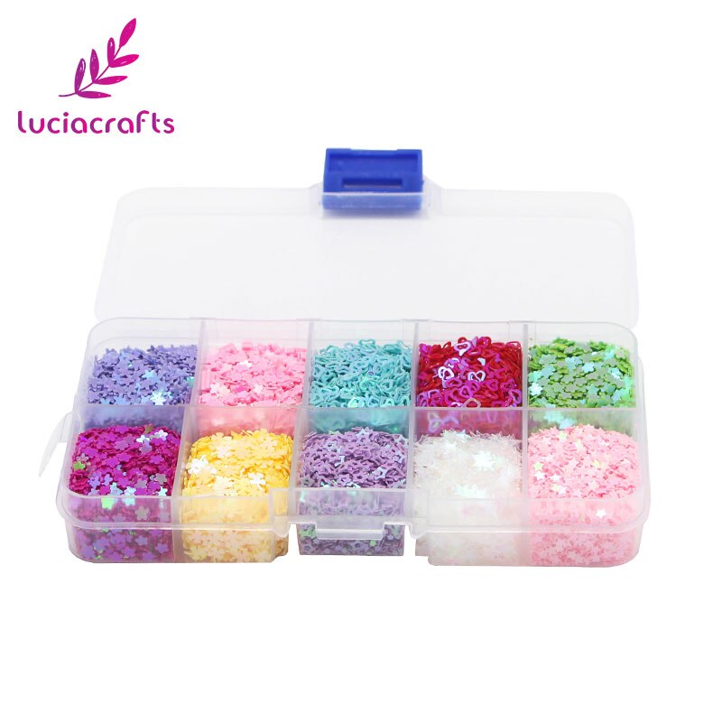 Lucia Ambachten Gemengde 10/12/24 Kleuren Vlok Confetti Regenboog Cup Sequin Paillette Voor Bruiloft Diy Nail Art Decor D0204: type 3