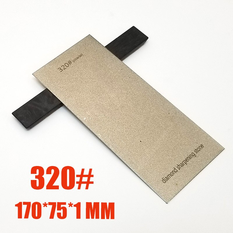 Diamond Knife Sharpener Sharpening Stone Grinding Stones 80 240 600 1000 2000 3000 Grit Diamond Sharpening Stone: 320 grit