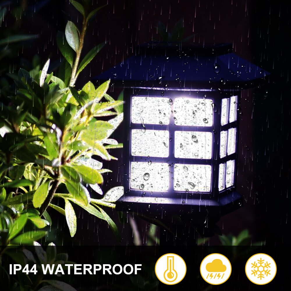 Led Solar Pathway Lights Waterproof Outdoor Solar Lamp for Garden/Landscape/Yard/Patio/Driveway/Walkway Lighting